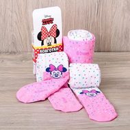 Колготки детские "Минни Маус" рост 104-110 см, 80% хл.,15% п/а, 5% эл.